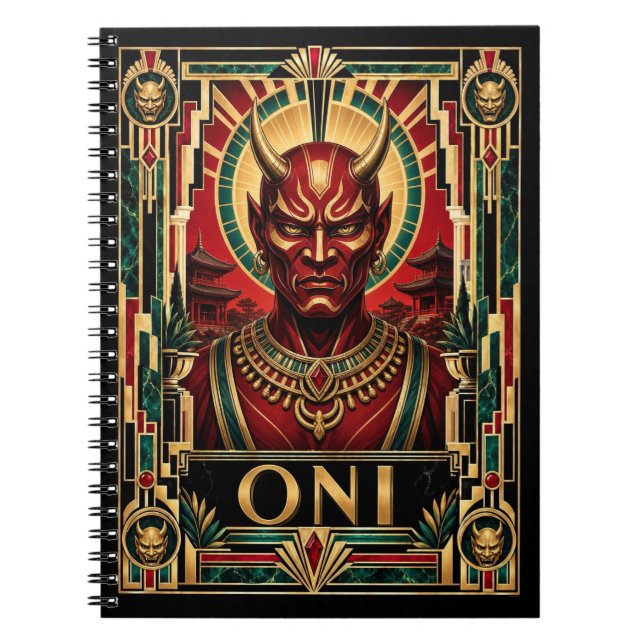 Oni, Art Deco Mythisch Notizblock (Vorderseite)