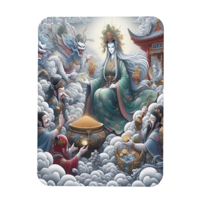 Oni Dreams Flexibler Foto-Magnet Magnet (Vertikal)
