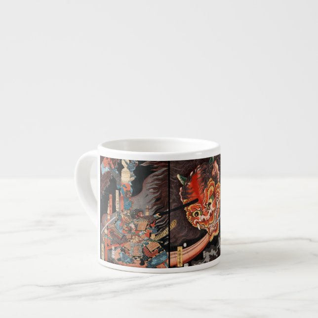 Oni King Shutendoji vs. Minamoto no Yorimitsu Espressotasse (Vorderseite Links)