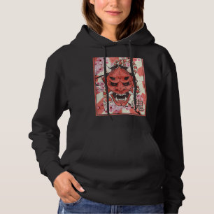 Oni Mask Yokai Demon Maske Japanisch ästhetische R Hoodie