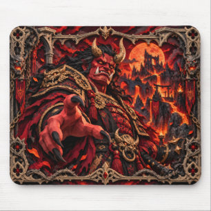 Oni, Papier-Schnitt-Monster Mousepad