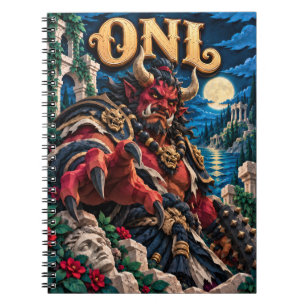 Oni, Papier-Schnitt-Monster Notizblock