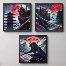 Oni Samurai 3 Print