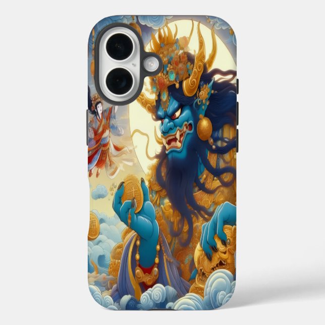 Oni Skies  iPhone 16 Hülle (Rückseite)