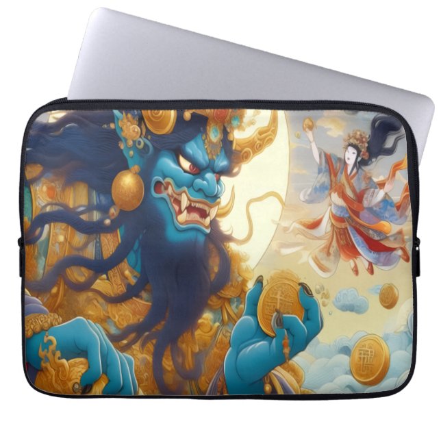 Oni Skies Laptop-Hülle Laptopschutzhülle (Vorderseite)