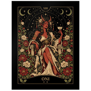 Oni, Sternenlicht-Tarot-Kunst Postkarte
