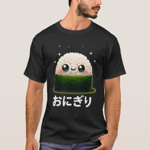 Onigiri Japanische Kawaii Ästhetik Food Lover Anim T-Shirt
