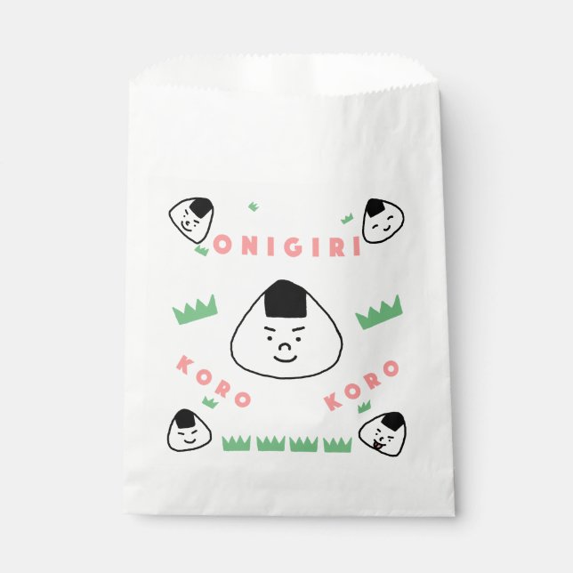 Onigiri Koro Koro (die Rolling Rice Balls) Geschenktütchen (Vorderseite)