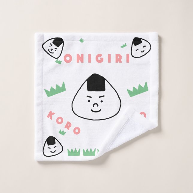 Onigiri Koro Koro (die Rolling Rice Balls) Waschlappen (Waschlappen)