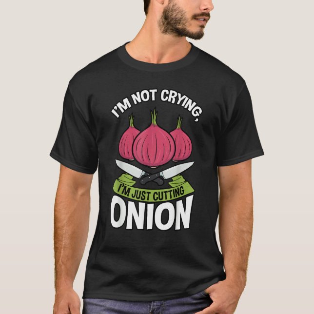 Onion Bulb Shallot Vegeterian Farmer Gardener Vega T-Shirt (Vorderseite)