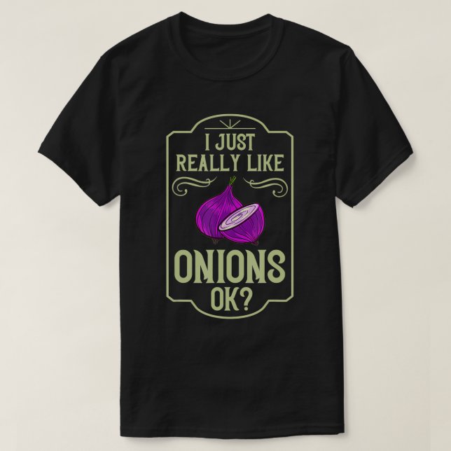 Onion Red Pickled Onions  T-Shirt (Design vorne)