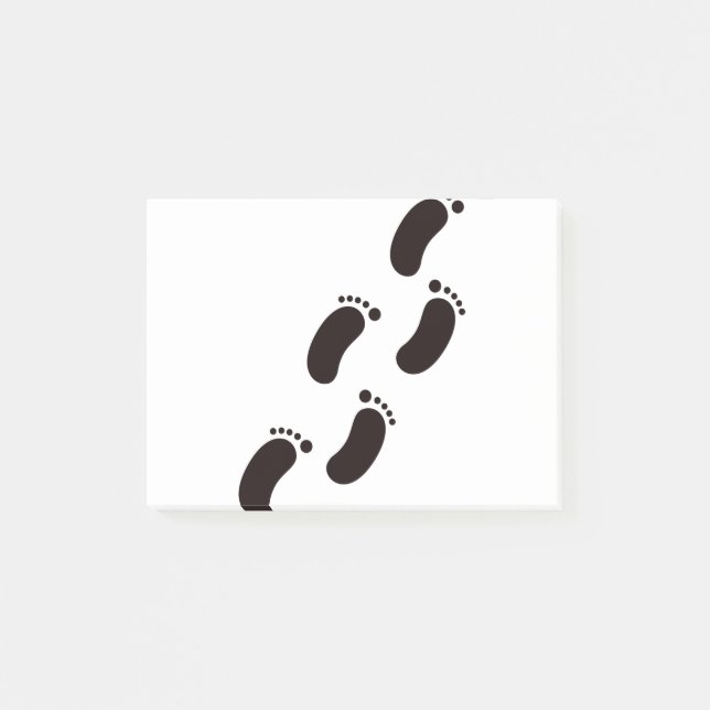 Oniuzuka-Stil Schwarzer Wurf Post-it Klebezettel (Vorderseite)