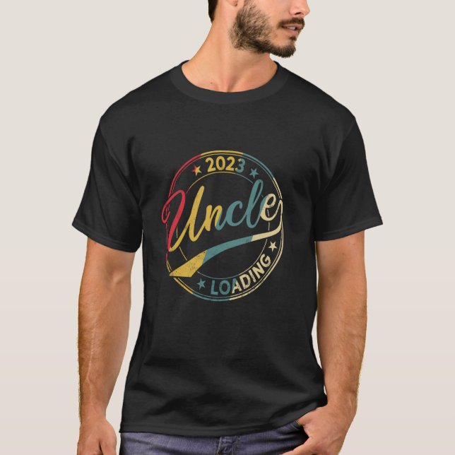 Onkel 2023 Mens nach Onkel 2023 Onkel L T-Shirt (Vorderseite)