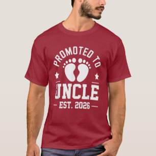 Onkel 2026 Schwangerschaftsankündigung 2026 T-Shirt
