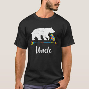 Onkel Bär Autismus-Bewusstsein Stolz auf Autismus T-Shirt