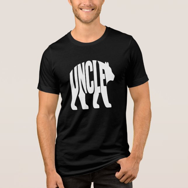 Onkel Bär Tri-Blend Shirt (Vorderseite)