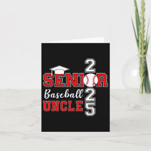 Onkel Baseball Senior 2025 Cl von 2025 Abschluss F Karte