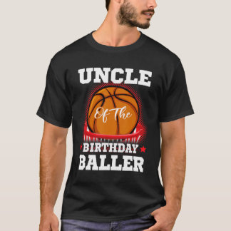 Onkel Basketball Geburtstag Junge Familie Baller b T-Shirt