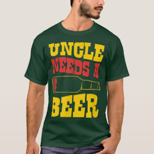 Onkel benötigt einen Bier-Funny-Icon-T - Shirt