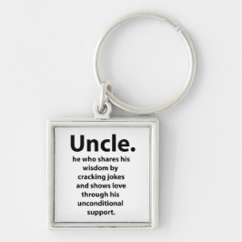 Onkel Best Onkel je Quote Typografie Onkel Schlüsselanhänger