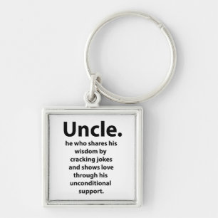 Onkel Best Onkel je Quote Typografie Onkel Schlüsselanhänger