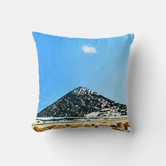 Onkel Bill-ow - Mountain Painting Kissen (Vorderseite)