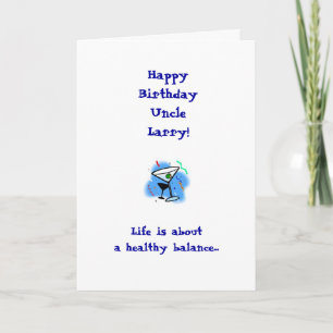 Onkel Birthday Card Karte