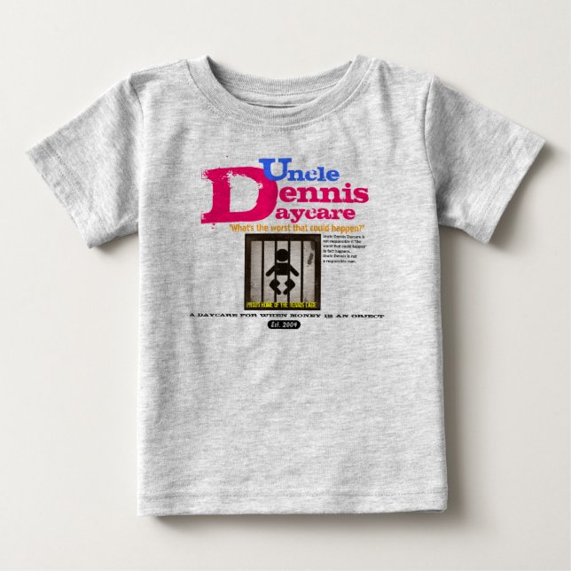 Onkel Dennis für Baby Baby T-shirt (Vorderseite)