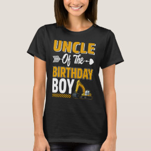 Onkel der Boy Construction Truck Excav T-Shirt