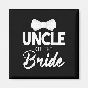 Onkel der Braut glückliche Hochzeit Verheirateten  Magnet