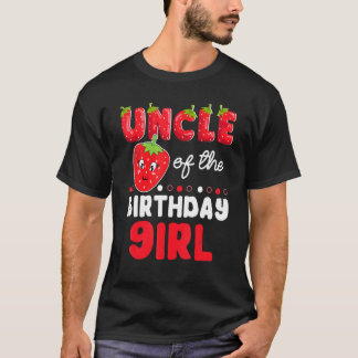 Onkel der Familie des Strawberry-Party der Geburts T-Shirt