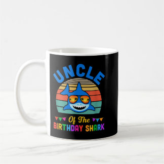 Onkel der Hai-Geburtstagskeilfamilie Kaffeetasse