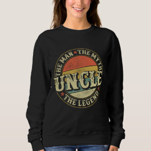 Onkel Der Mann der Mythos Der legendäre Vater Tag Sweatshirt