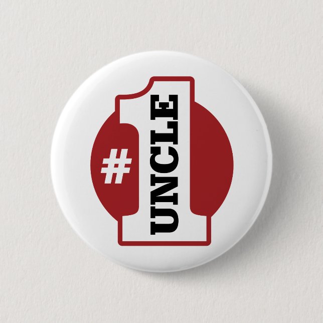 Onkel der Nr.-1 Button (Vorderseite)