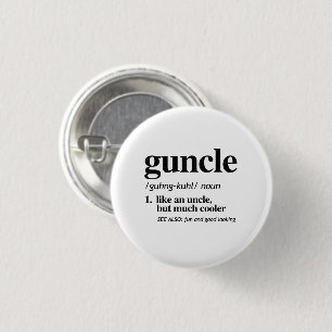 Onkel, der sich um seine Neffen oder Nichten kümme Button