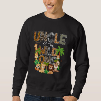 Onkel der Wild One Safari Jungle 1. Geburtstag P Sweatshirt