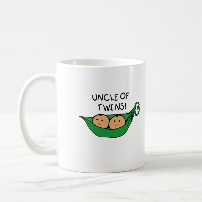 Onkel der Zwillings-Hülse Kaffeetasse (Links)