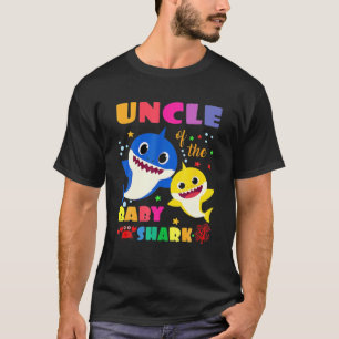 Onkel des Baby Shark Birthday Onkel Shark T-Shirt