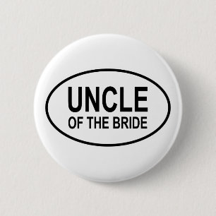 Onkel des Braut-Wedding Ovals Button