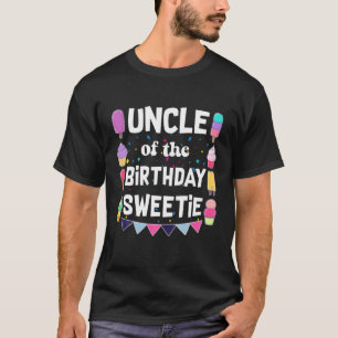 Onkel des Geburtstags Sweetie Ice Cream Cones Pops T-Shirt