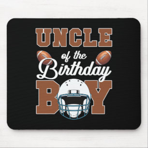 Onkel des Geburtstagsjungen Fußballparty Familie M Mousepad