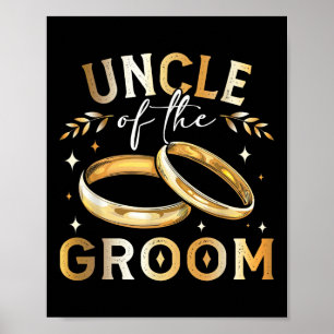 Onkel des Grooms Onkel Wedding and Engage Poster