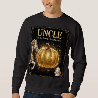 Onkel des Gruseligen Boo Prinzessin Shirt Schwarz