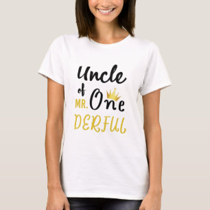 Onkel des MR Onederful Lustiges 1. Geburtstags-T-S T-Shirt