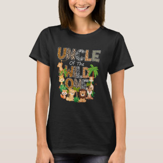 Onkel des Wilden Safari-Dschungels zum 1. Geburtst T-Shirt