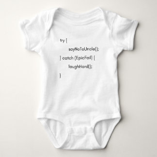Onkel Developer Baby Funny Code Strampler