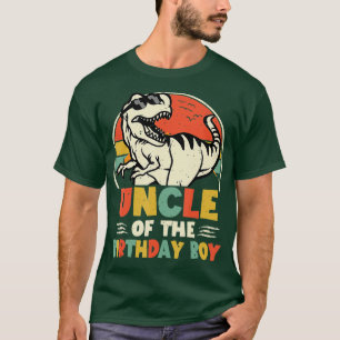Onkel Dinosaurier von der Geburt-Jungen-Matching-F T-Shirt