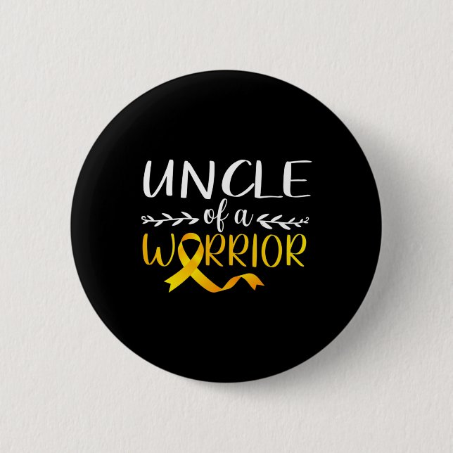 Onkel eines Kriegers Button (Vorderseite)