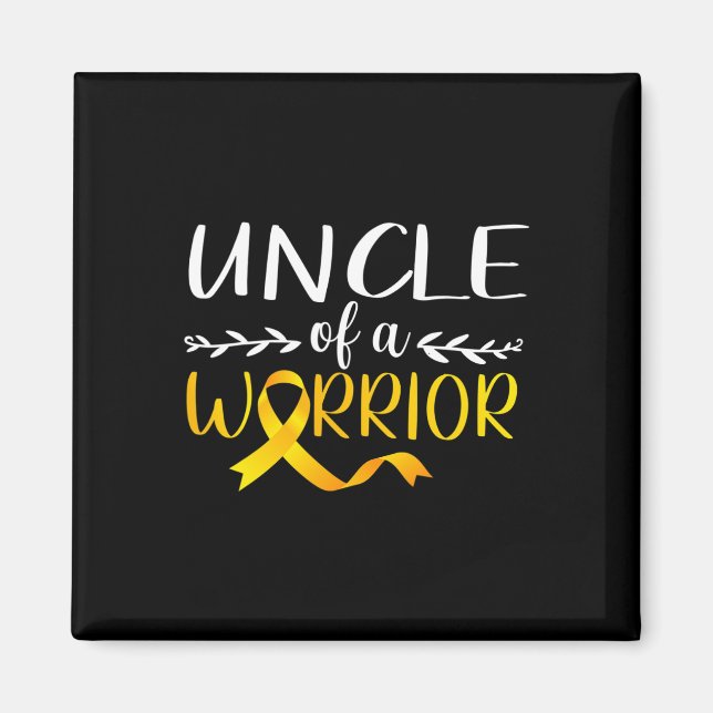 Onkel eines Kriegers Magnet (Vorne)