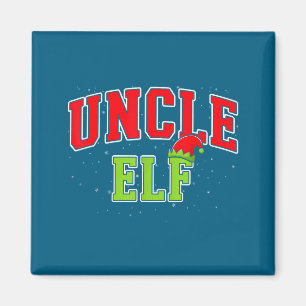 Onkel-Elf-Weihnachten-Familie-Matching-Gruppe-Xmas Magnet